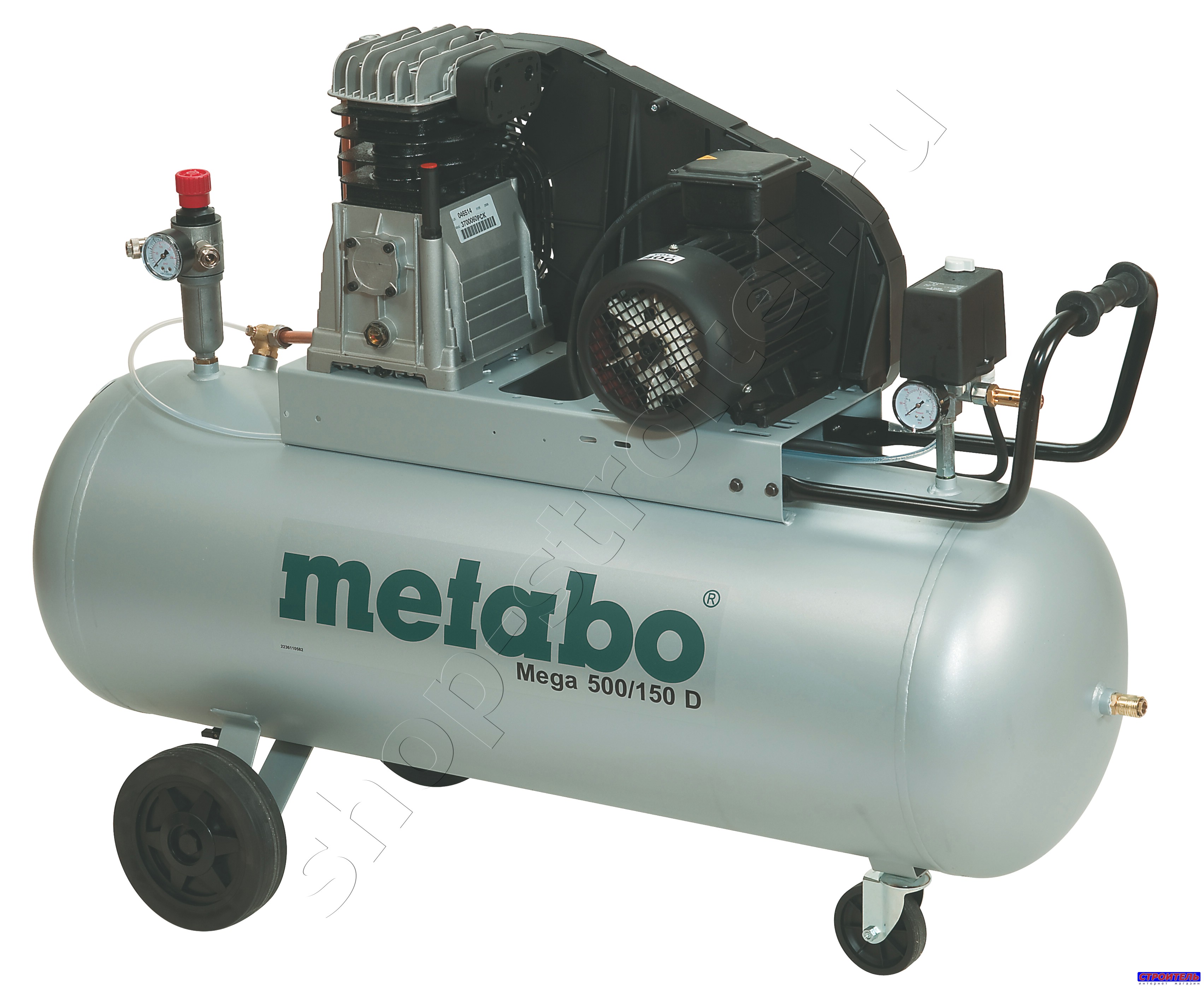 Увеличенная фотография Компрессор Metabo MEGA 500/150D (0230148000)